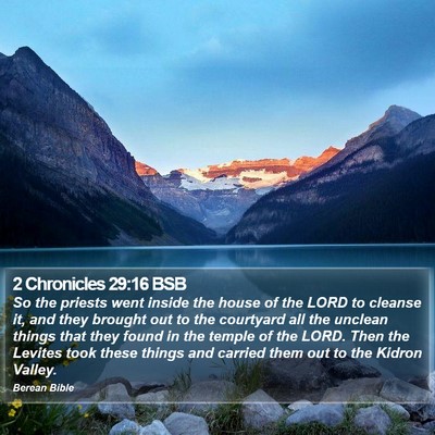 2 Chronicles 29:16 BSB Bible Verse Image