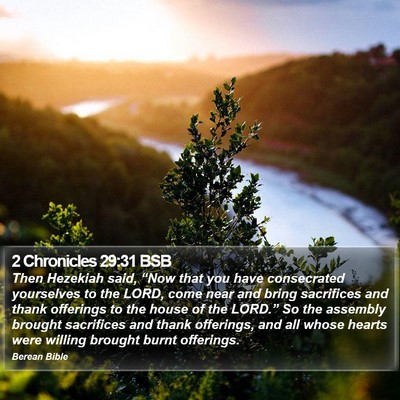 2 Chronicles 29:31 BSB Bible Verse Image
