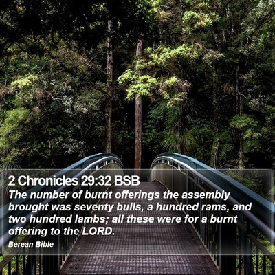 2 Chronicles 29:32 BSB Bible Verse Image