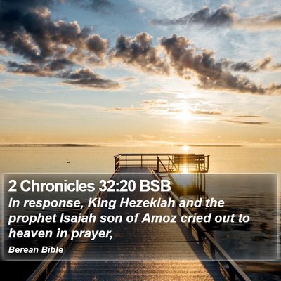 2 Chronicles 32:20 BSB Bible Verse Image