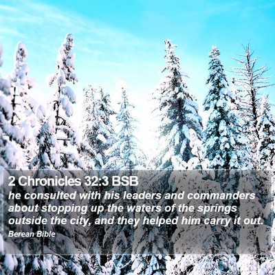 2 Chronicles 32:3 BSB Bible Verse Image