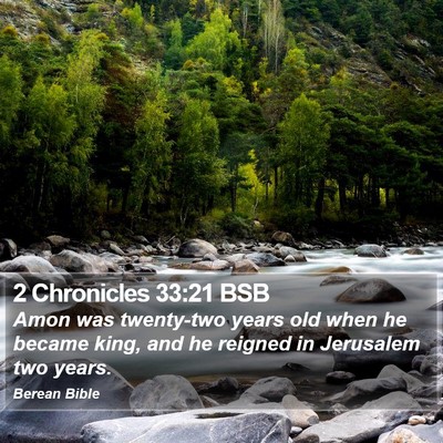 2 Chronicles 33:21 BSB Bible Verse Image