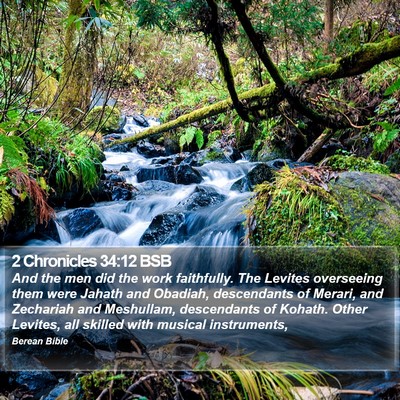 2 Chronicles 34:12 BSB Bible Verse Image
