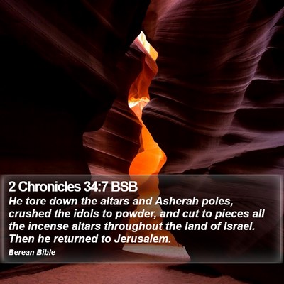 2 Chronicles 34:7 BSB Bible Verse Image