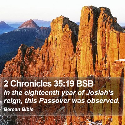 2 Chronicles 35:19 BSB Bible Verse Image