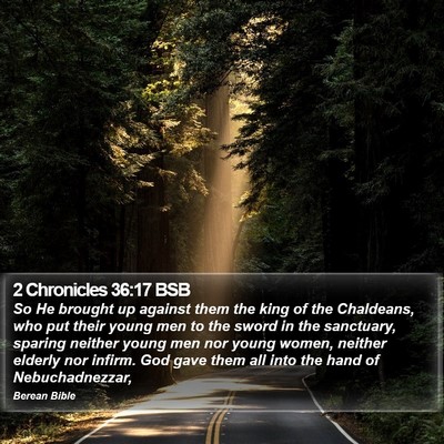 2 Chronicles 36:17 BSB Bible Verse Image
