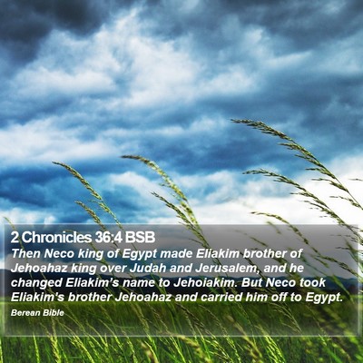 2 Chronicles 36:4 BSB Bible Verse Image