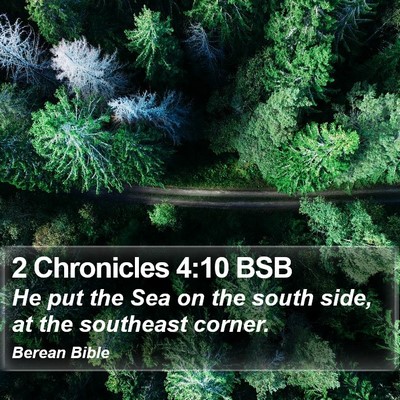 2 Chronicles 4:10 BSB Bible Verse Image
