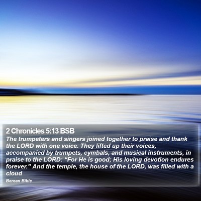 2 Chronicles 5:13 BSB Bible Verse Image