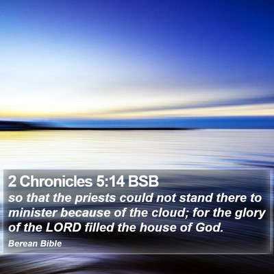 2 Chronicles 5:14 BSB Bible Verse Image