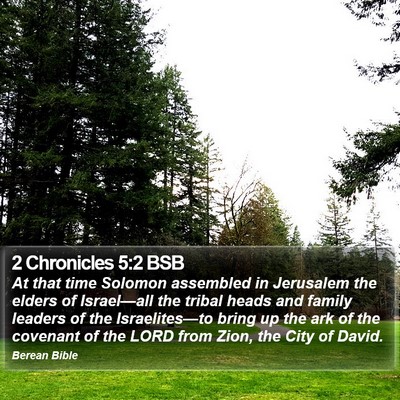 2 Chronicles 5:2 BSB Bible Verse Image