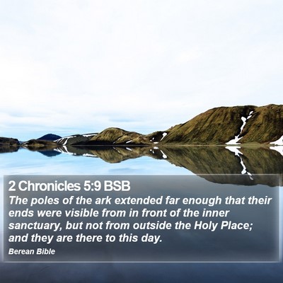 2 Chronicles 5:9 BSB Bible Verse Image