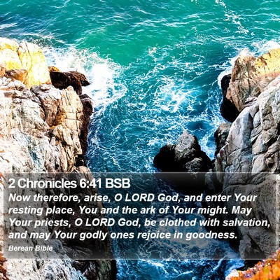 2 Chronicles 6:41 BSB Bible Verse Image