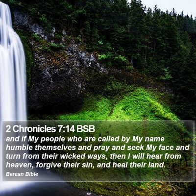 2 Chronicles 7:14 BSB Bible Verse Image