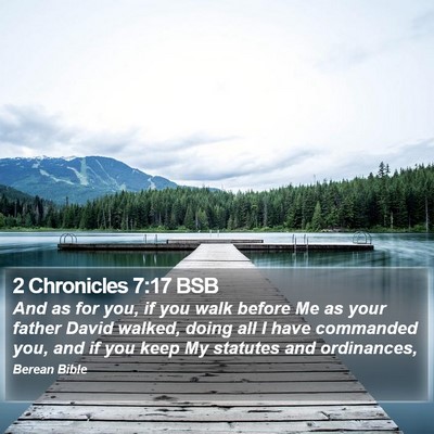 2 Chronicles 7:17 BSB Bible Verse Image