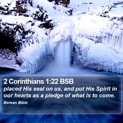 2 Corinthians 1:22 BSB Bible Verse Image