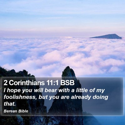 2 Corinthians 11:1 BSB Bible Verse Image