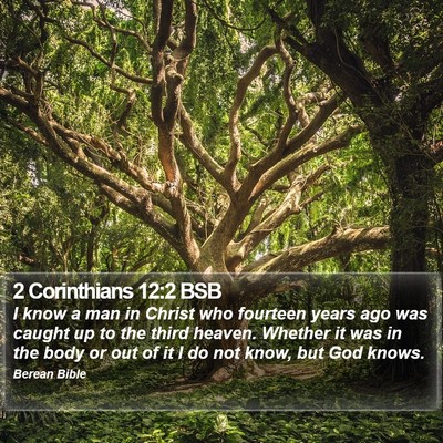 2 Corinthians 12:2 BSB Bible Verse Image