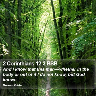 2 Corinthians 12:3 BSB Bible Verse Image