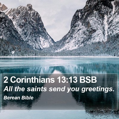 2 Corinthians 13:13 BSB Bible Verse Image