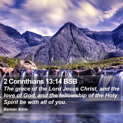 2 Corinthians 13:14 BSB Bible Verse Image