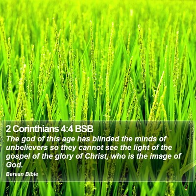 2 Corinthians 4:4 BSB Bible Verse Image