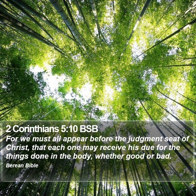 2 Corinthians 5:10 BSB Bible Verse Image