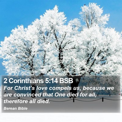 2 Corinthians 5:14 BSB Bible Verse Image