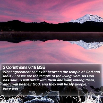 2 Corinthians 6:16 BSB Bible Verse Image