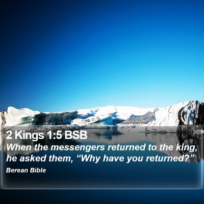 2 Kings 1:5 BSB Bible Verse Image