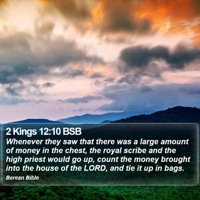 2 Kings 12:10 BSB Bible Verse Image