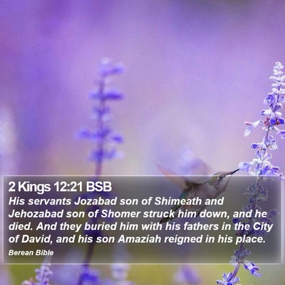 2 Kings 12:21 BSB Bible Verse Image