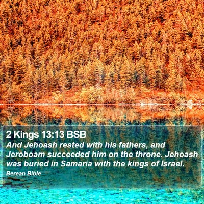 2 Kings 13:13 BSB Bible Verse Image