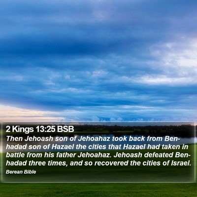 2 Kings 13:25 BSB Bible Verse Image