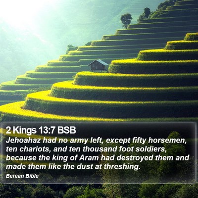 2 Kings 13:7 BSB Bible Verse Image