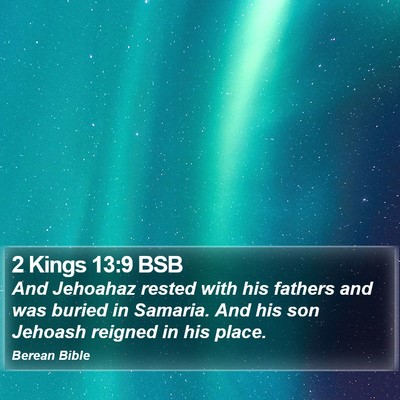 2 Kings 13:9 BSB Bible Verse Image