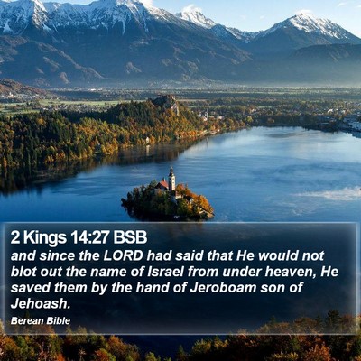 2 Kings 14:27 BSB Bible Verse Image