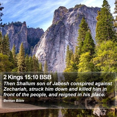 2 Kings 15:10 BSB Bible Verse Image