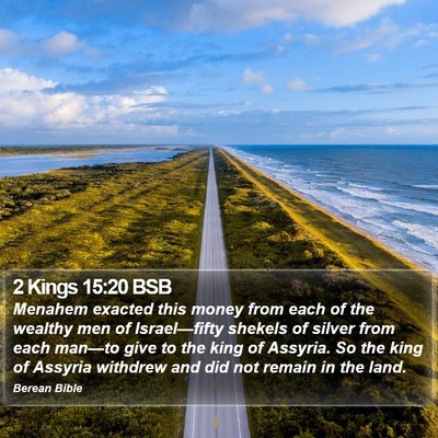 2 Kings 15:20 BSB Bible Verse Image