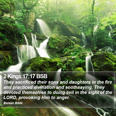 2 Kings 17:17 BSB Bible Verse Image