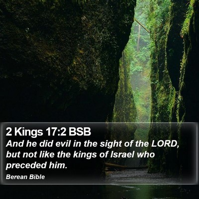 2 Kings 17:2 BSB Bible Verse Image