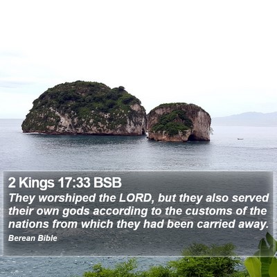 2 Kings 17:33 BSB Bible Verse Image