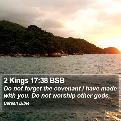 2 Kings 17:38 BSB Bible Verse Image