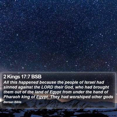 2 Kings 17:7 BSB Bible Verse Image