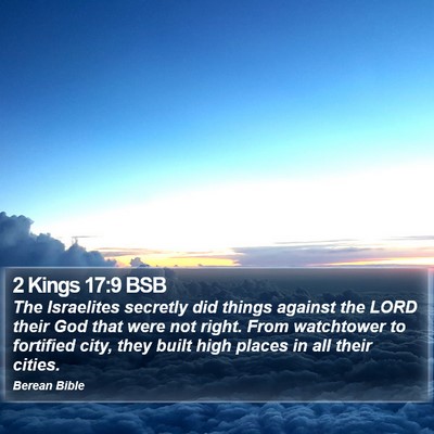 2 Kings 17:9 BSB Bible Verse Image