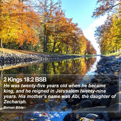 2 Kings 18:2 BSB Bible Verse Image