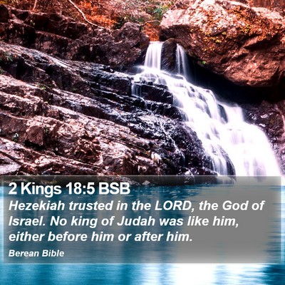 2 Kings 18:5 BSB Bible Verse Image