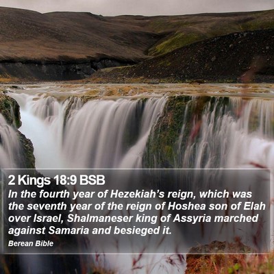 2 Kings 18:9 BSB Bible Verse Image
