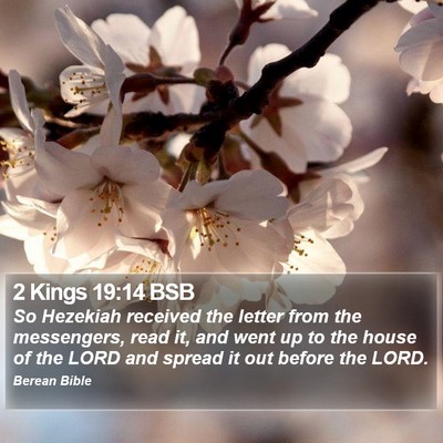2 Kings 19:14 BSB Bible Verse Image