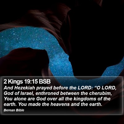 2 Kings 19:15 BSB Bible Verse Image